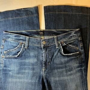 COH Citizens of Humanity. High rise, wide leg-flare bottom, Size 29, 32" Inseam